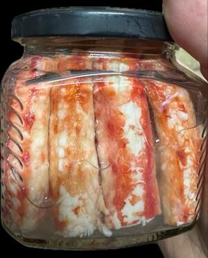 Мʼясо краба королівського перша фаланга 400г Мʼясо краба королівського перша фаланга 400г