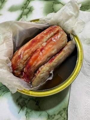 Мʼясо краба королівського  ЖБ 250г