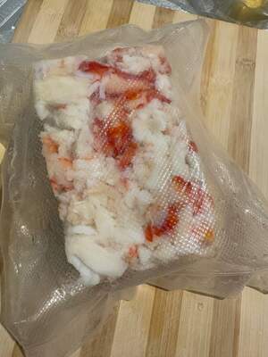 Салатне (салатка) Мʼясо краба королівського брикет в/м